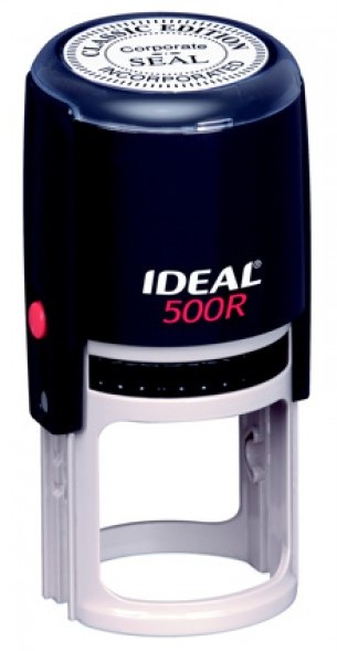 Self Ink Round Stamp With Address
